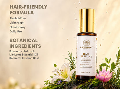Prakritisa Botanicals Hair Perfume- Long-Lasting Hair Fragrance Mist