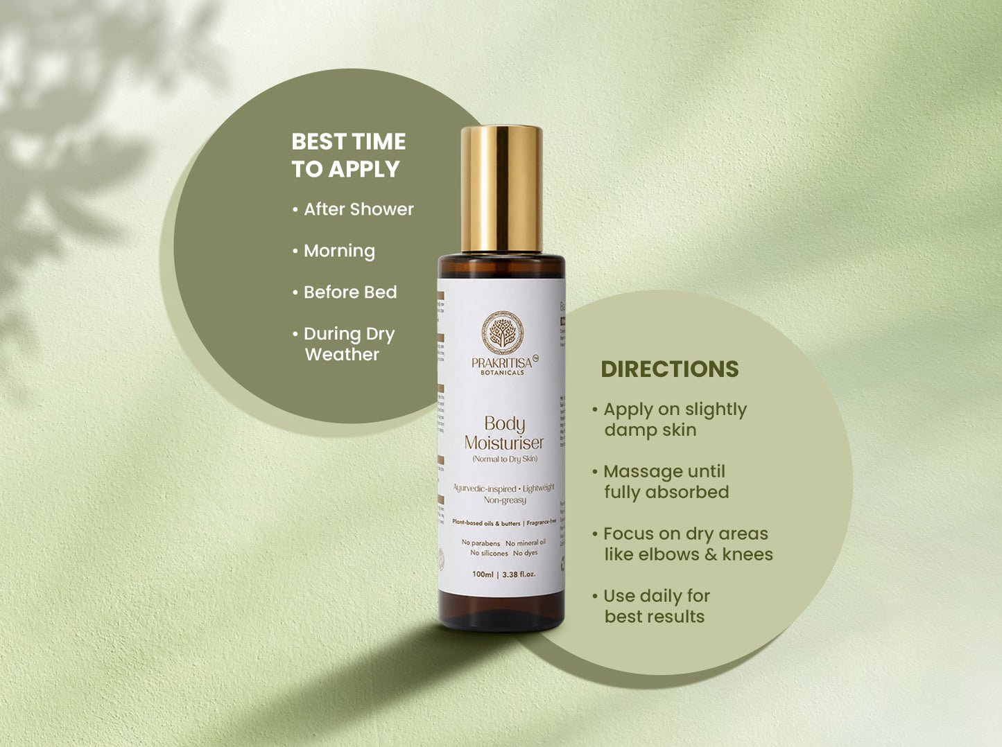 Prakritisa Body Moisturiser — Normal to Dry Skin