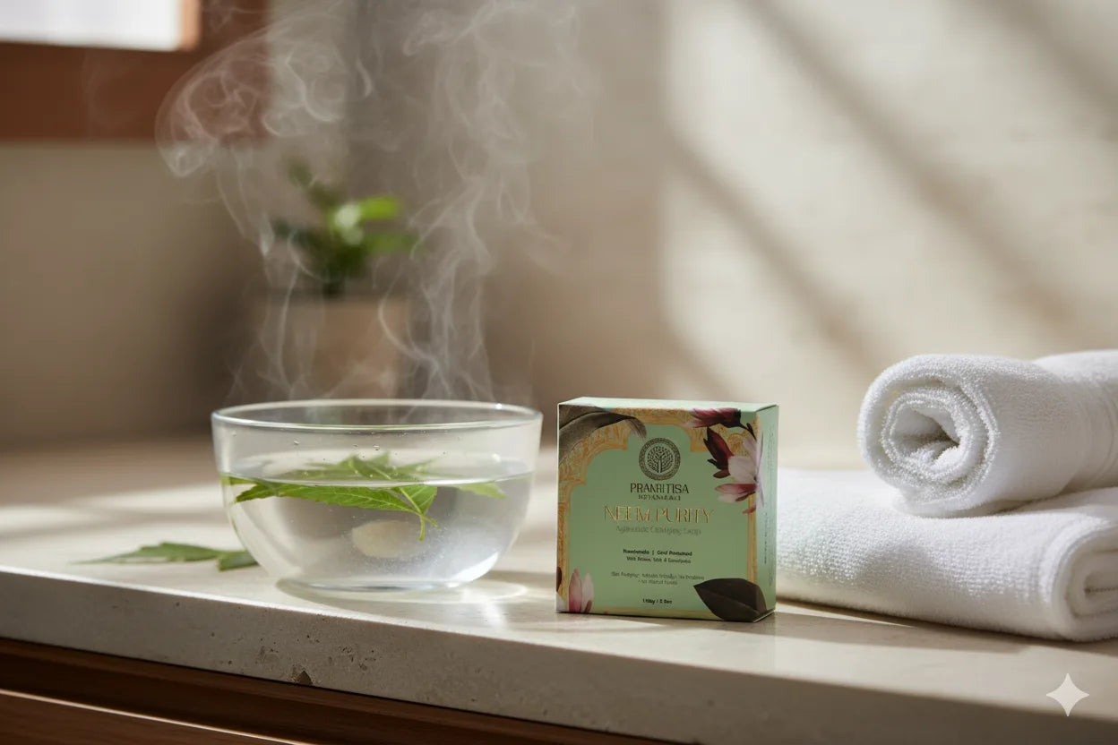 Neem Soap: Clarifying Anti-Acne Ayurvedic Bar